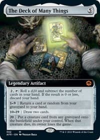 The Deck of Many Things (Extended Art) - Adventures in the Forgotten Realms - Magic: The Gathering card