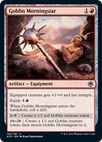 Goblin Morningstar - Adventures in the Forgotten Realms - Magic: The Gathering card