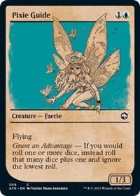 Pixie Guide (Showcase) - Adventures in the Forgotten Realms - Magic: The Gathering card