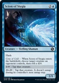 Scion of Stygia - Adventures in the Forgotten Realms - Magic: The Gathering card