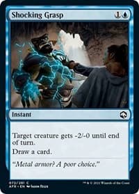 Shocking Grasp - Adventures in the Forgotten Realms - Magic: The Gathering card