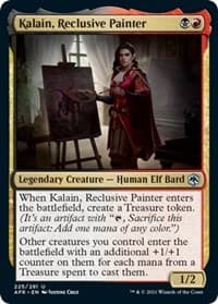 Kalain, Reclusive Painter - Adventures in the Forgotten Realms - Magic: The Gathering card