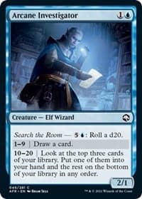 Arcane Investigator - Adventures in the Forgotten Realms - Magic: The Gathering card