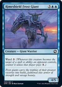 Rimeshield Frost Giant - Adventures in the Forgotten Realms - Magic: The Gathering card