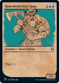 Rimeshield Frost Giant (Showcase) - Adventures in the Forgotten Realms - Magic: The Gathering card