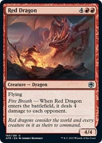 Red Dragon - Adventures in the Forgotten Realms - Magic: The Gathering card