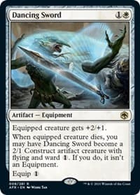 Dancing Sword - Adventures in the Forgotten Realms - Magic: The Gathering card