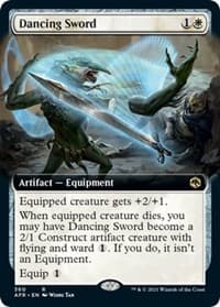 Dancing Sword (Extended Art) - Adventures in the Forgotten Realms - Magic: The Gathering card