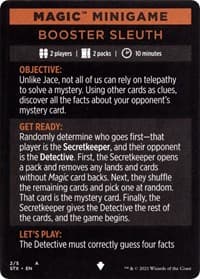 Magic Minigame: Booster Sleuth - Strixhaven: School of Mages - Magic: The Gathering card