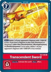 Transcendent Sword - Battle of Omni - Digimon Card Game card