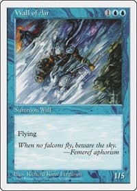 Wall of Air - Fifth Edition - Magic: The Gathering card