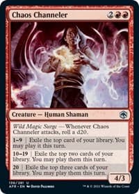 Chaos Channeler - Adventures in the Forgotten Realms - Magic: The Gathering card