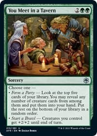 You Meet in a Tavern - Adventures in the Forgotten Realms - Magic: The Gathering card