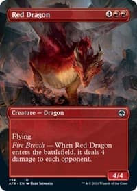 Red Dragon (Borderless) - Adventures in the Forgotten Realms - Magic: The Gathering card