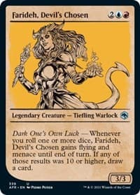Farideh, Devil's Chosen (Showcase) - Adventures in the Forgotten Realms - Magic: The Gathering card
