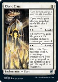 Cleric Class - Adventures in the Forgotten Realms - Magic: The Gathering card