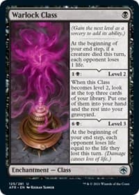 Warlock Class - Adventures in the Forgotten Realms - Magic: The Gathering card