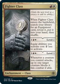 Fighter Class - Adventures in the Forgotten Realms - Magic: The Gathering card
