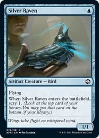 Silver Raven - Adventures in the Forgotten Realms - Magic: The Gathering card