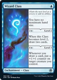 Wizard Class - Adventures in the Forgotten Realms - Magic: The Gathering card