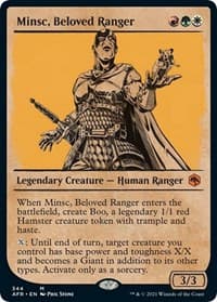 Minsc, Beloved Ranger (Showcase) - Adventures in the Forgotten Realms - Magic: The Gathering card