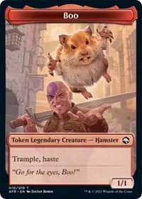 Boo Token - Adventures in the Forgotten Realms - Magic: The Gathering card