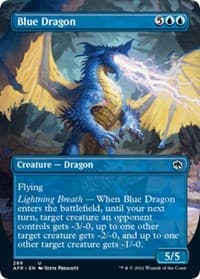 Blue Dragon (Borderless) - Adventures in the Forgotten Realms - Magic: The Gathering card