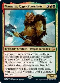 Vrondiss, Rage of Ancients - Commander: Adventures in the Forgotten Realms - Magic: The Gathering card
