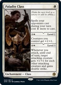 Paladin Class - Adventures in the Forgotten Realms - Magic: The Gathering card