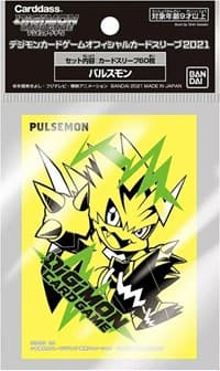 Digimon Card Game Official Sleeves - Pulsemon (60-Pack) - Bandai Card Sleeves - Card Sleeves card