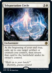 Teleportation Circle - Adventures in the Forgotten Realms - Magic: The Gathering card