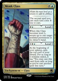 Monk Class - Adventures in the Forgotten Realms - Magic: The Gathering card