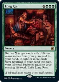 Long Rest - Adventures in the Forgotten Realms - Magic: The Gathering card