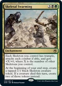 Skeletal Swarming - Adventures in the Forgotten Realms - Magic: The Gathering card