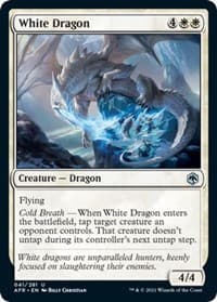 White Dragon - Adventures in the Forgotten Realms - Magic: The Gathering card