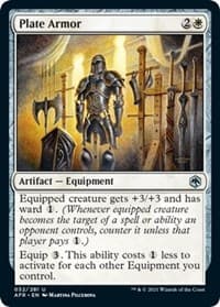 Plate Armor - Adventures in the Forgotten Realms - Magic: The Gathering card