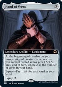 Hand of Vecna (Extended Art) - Adventures in the Forgotten Realms - Magic: The Gathering card