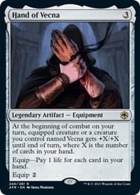 Hand of Vecna - Adventures in the Forgotten Realms - Magic: The Gathering card