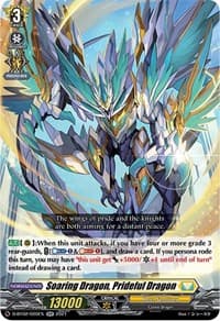 Soaring Dragon, Prideful Dragon - D-BT02: A Brush with the Legends - Cardfight Vanguard card
