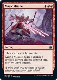 Magic Missile - Adventures in the Forgotten Realms - Magic: The Gathering card