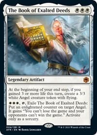 The Book of Exalted Deeds - Adventures in the Forgotten Realms - Magic: The Gathering card
