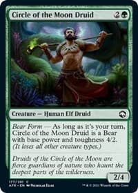 Circle of the Moon Druid - Adventures in the Forgotten Realms - Magic: The Gathering card