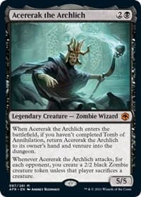Acererak the Archlich - Adventures in the Forgotten Realms - Magic: The Gathering card