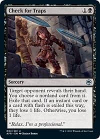 Check for Traps - Adventures in the Forgotten Realms - Magic: The Gathering card