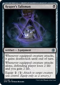 Reaper's Talisman - Adventures in the Forgotten Realms - Magic: The Gathering card