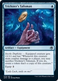 Trickster's Talisman - Adventures in the Forgotten Realms - Magic: The Gathering card
