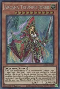 Arcana Triumph Joker (CR) - King's Court - YuGiOh card