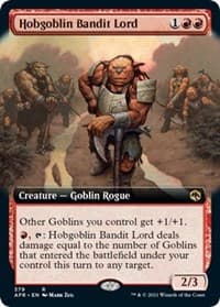 Hobgoblin Bandit Lord (Extended Art) - Adventures in the Forgotten Realms - Magic: The Gathering card