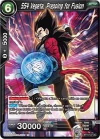SS4 Vegeta, Prepping for Fusion - Cross Spirits - Dragon Ball Super: Masters card
