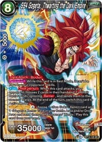 SS4 Gogeta, Thwarting the Dark Empire - Cross Spirits - Dragon Ball Super: Masters card
